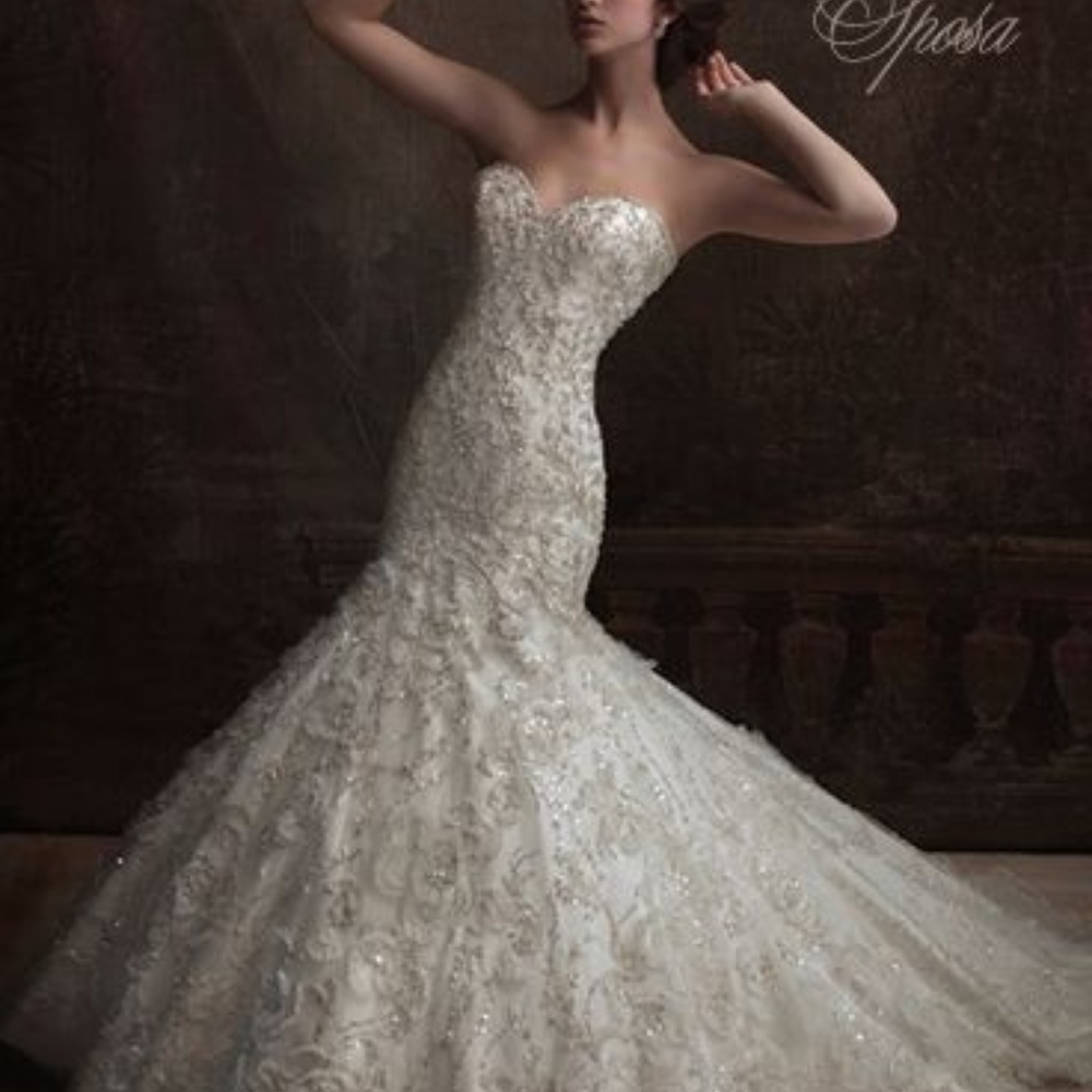 Petite Beaded Wedding Dress Karelina Sposa